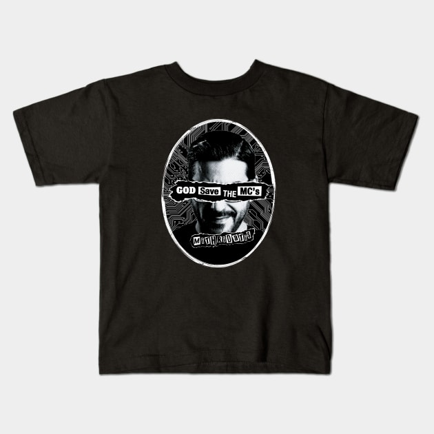 God Save The MC's - Black / White Kids T-Shirt by AmokTimeArts